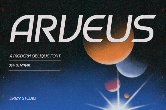 Arveus: A Modern Oblique Font That Moves Your Handmade Brand Forward