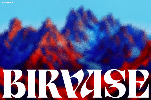 Birvase: A Display Font That Bridges Serif Grace and Geometric Edge