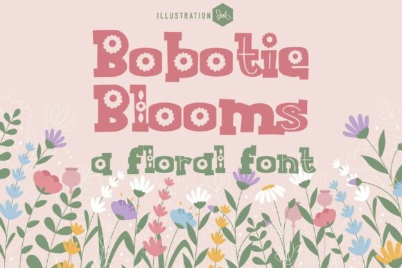 Bobotie Blooms: A Whimsical Display Typeface for Web
