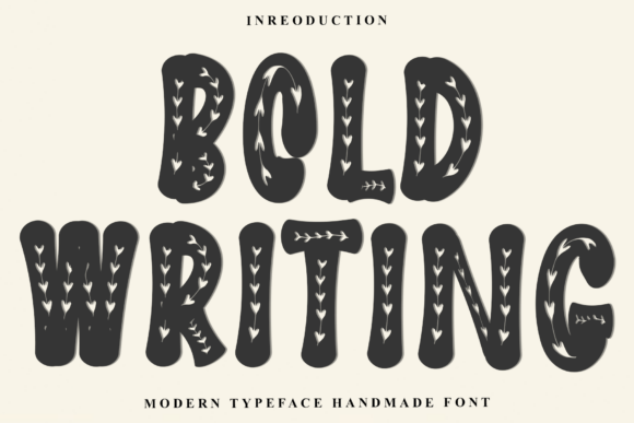 Bold Writing: A Warm, Playful Display Font for Human-Centered Brands