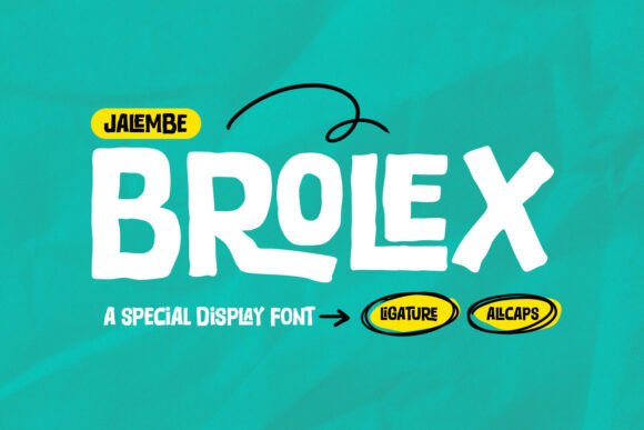 Brolex: A Display Font That Makes Headlines Pop