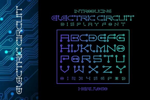 Circuit Electric: A High-Tech Font for Bold Branding