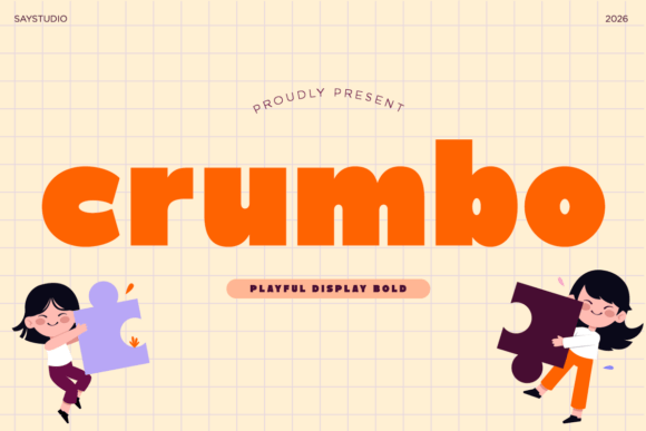 Crumbo: A Playful Display Font That Builds Brand Trust