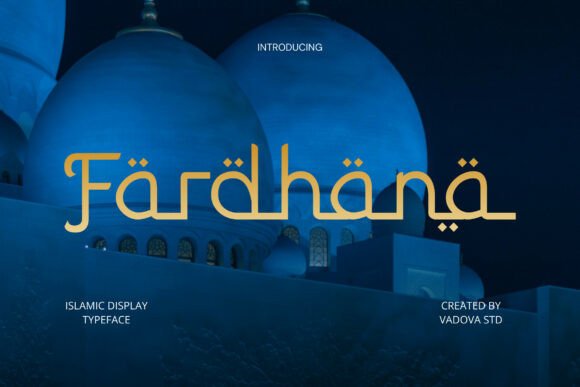 Fardhana Font: A Refined Display Typeface for Designers