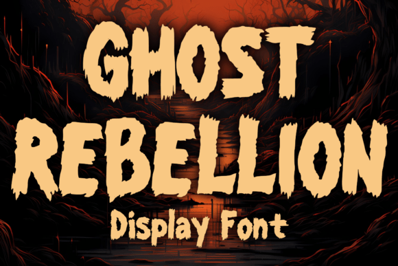 Ghost Rebellion: A Display Font with Haunted Character for Bold Branding