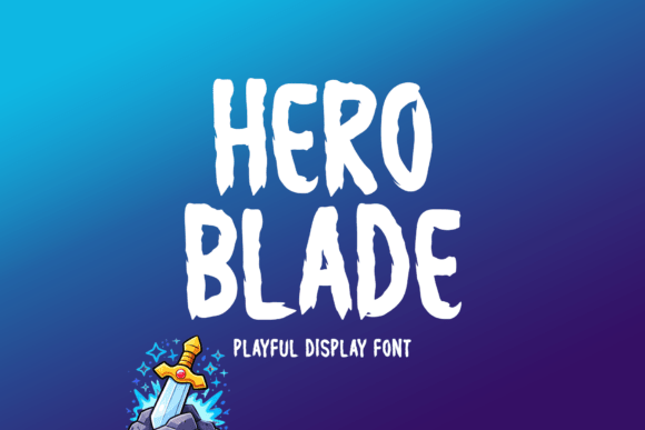 Hero Blade: A Bold Display Font for Memorable Brands