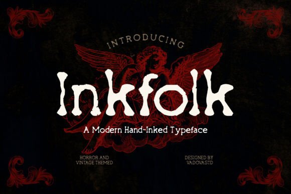 Inkfolk Typeface Brings Raw Energy to Web Display