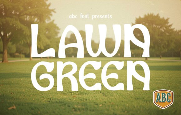 Lawn Green Font: Rustic Charm for Real Business Branding