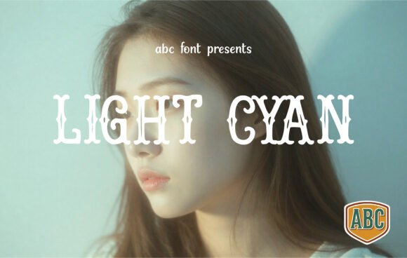 Light Cyan: A Delicate Display Font for Thoughtful Branding