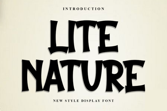 Lite Nature: A Festive Display Font That Delivers Joy—Not Just Decoration