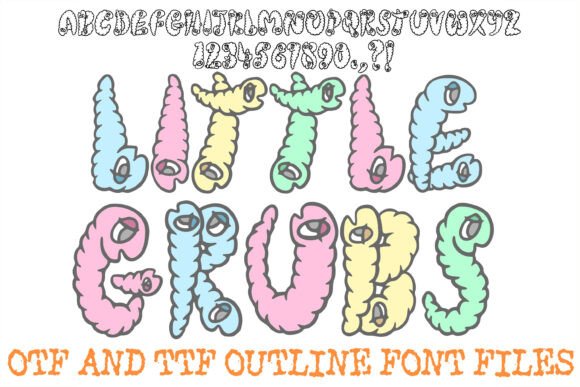 Little Grubs Font: Playful Character for Small Business Branding