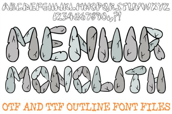 Menhir Monolith Font: Rugged Display Typeface for Branding