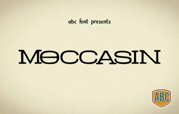 Moccasin Font: A Display Typeface for Bold Campaign Moments