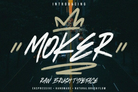 Moker: The Expressive Handmade Typeface for Web Designers