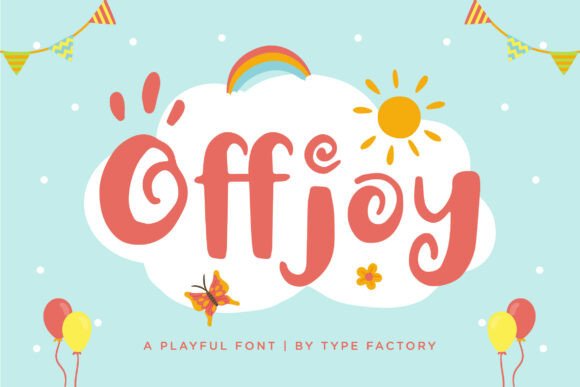 Offjoy: A Playful Display Font for Warm Editorial Moments