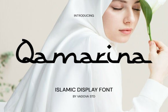 Qamarina: An Islamic Display Font for Graceful Editorial Design