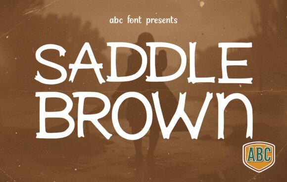 Saddle Brown: A Rugged Display Typeface for Bold Digital Branding