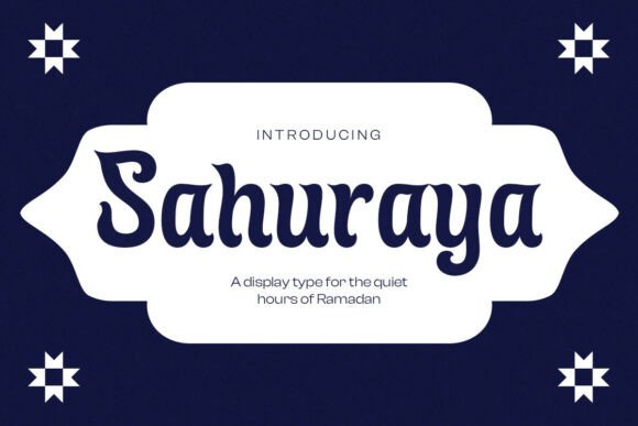 Sahuraya: A Display Font That Builds Trust and Calm