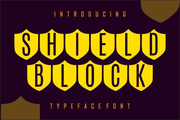 Shield Block: A Display Typeface for Memorable Branding