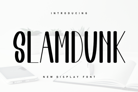 Slamdunk: A Sporty Marker Font for Brand Identity