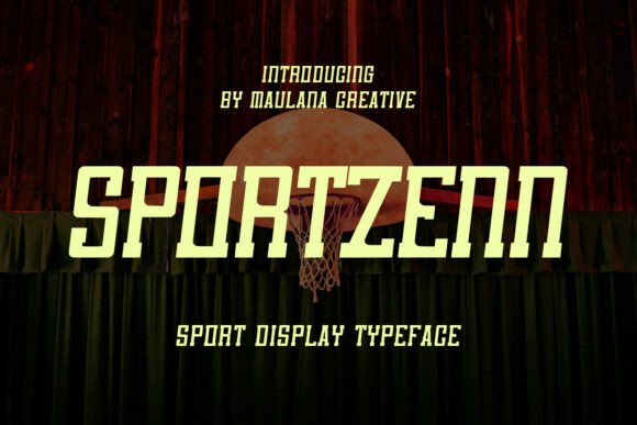 Sportzenn: A Display Typeface That Commands Attention