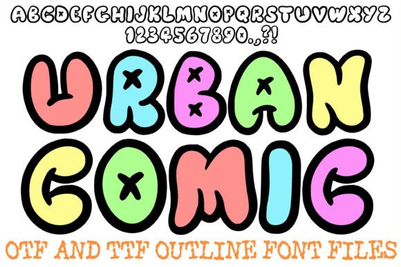 Urban Comic: A Display Font That Grabs Attention—Not Just Scrolling Eyes