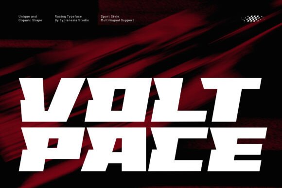Voltpace: A Bold Display Font That Commands Attention
